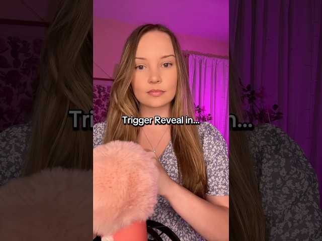 Trigger reveal ✨ did you guess it right? 👀 #asmr #asmrtriggers #guess #guessinggame