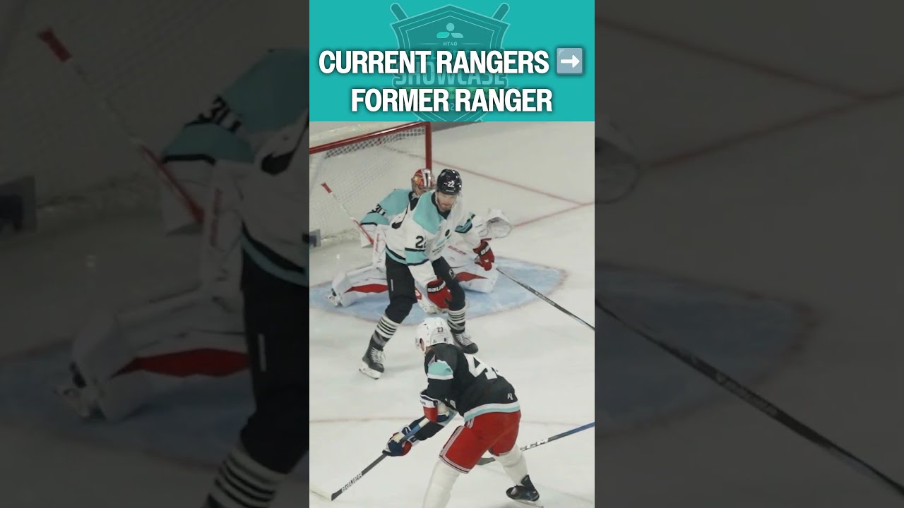 Rangers Play Tic-Tac-Toe with Former Blueshirt!