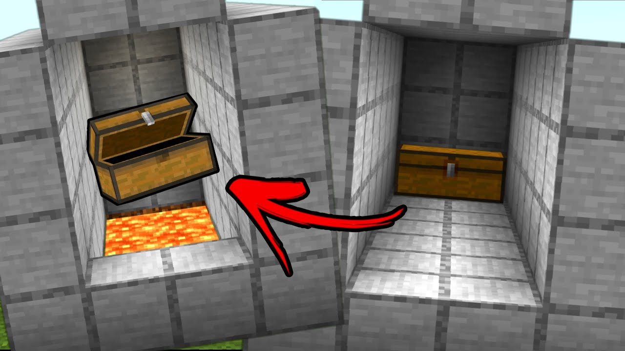 Easy Chest Trap In Minecraft (Tutorial) | Mine Hackzz - YouTube