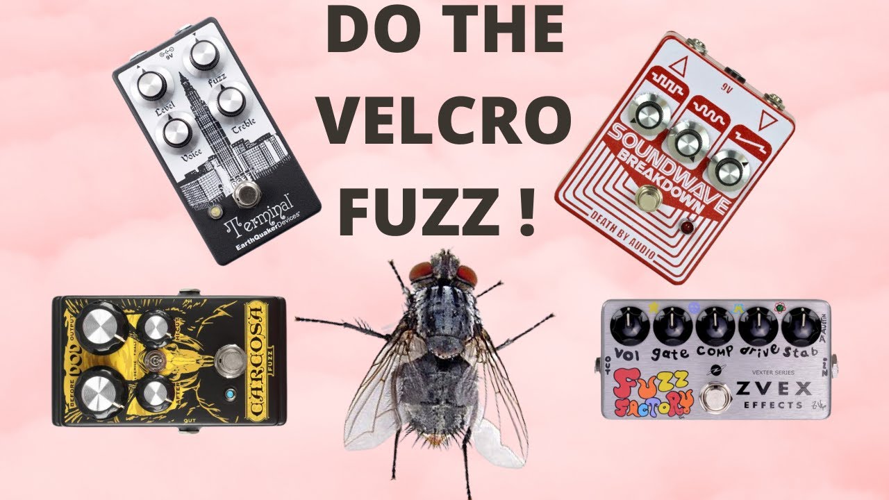 Do the Velcro Fuzz : 4 velcro fuzz pedals !