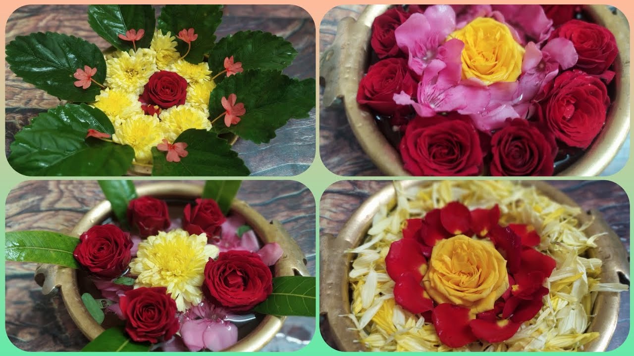 4 simple uruli decoration ideas simple flower decoration uruli
