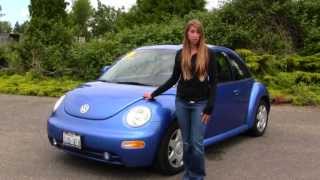 Virtual Walk Around Tour of a 1999 VW Beetle at Auburn Discount Auto in Auburn