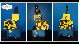 باتمان ليجو كيك Batman Lego Offset Cake Tutorial