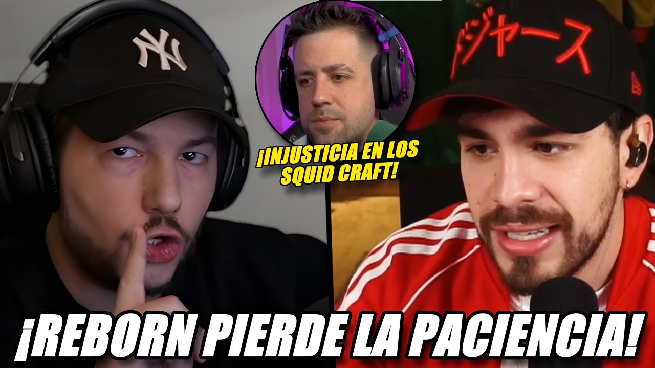 REBORN INVITA a PELEAR a JUAN GUARNIZO! 😱 | STREAMERS Exponen INJUSTICIAS en Los SQUID CRAFT!