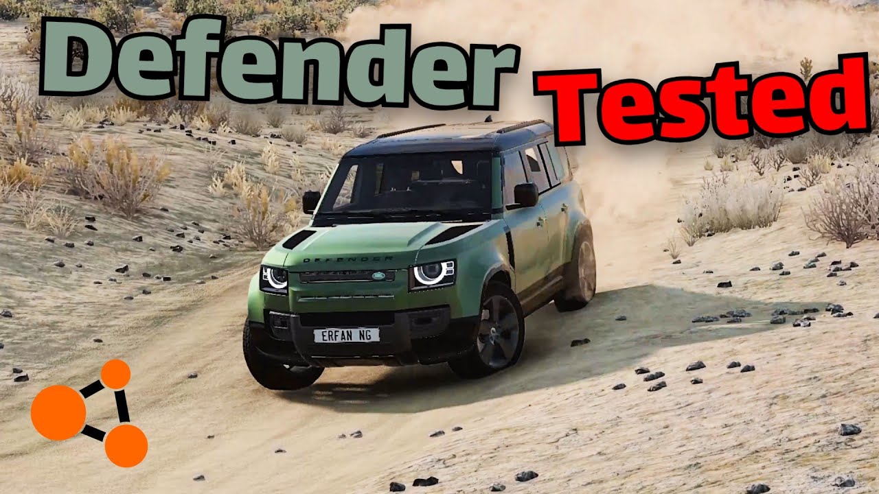 2022 Land Rover Defender – Extreme BeamNG Crash, Handling & Off‑Road Test!