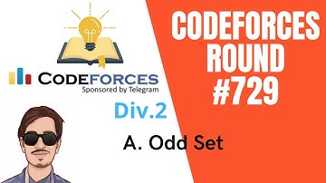 Codeforces  Round #729 | A. Odd Set explanation in Hindi