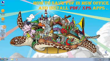 How to Install Save as PDF or XPS add in for Word Office 2007