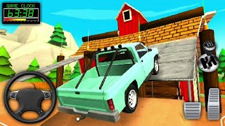 Truck 4x4 Trials Range #4 - Jeep and Minibus Van Driving Simulator - Android GamePlay #2 screenshot 5