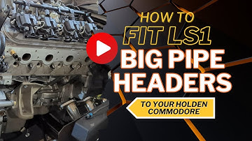 How to fit 1 7/8" or 1 3/4" Headers to a V8 VT VX VY VZ LS1 Commodore