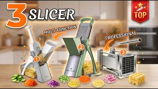 TOP 3 Best Potato Slicer Maual Vegetable Chopper for Salads and Homemade Fries