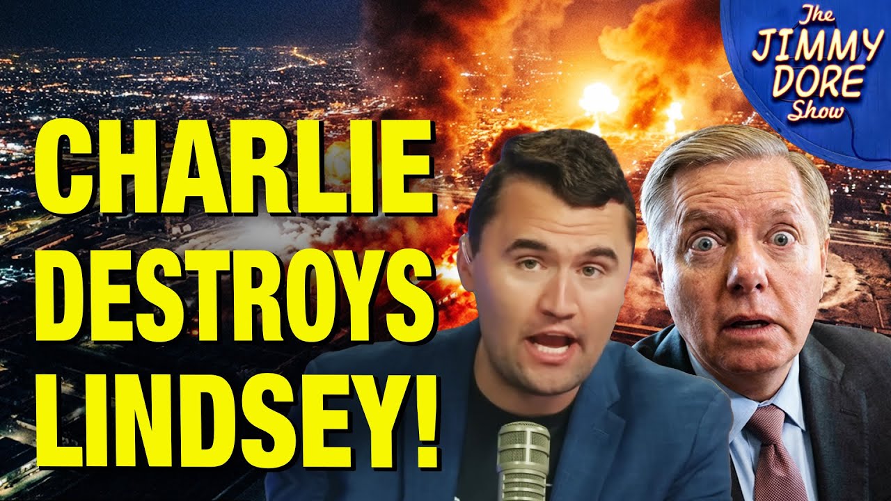 Charlie Kirk EVISCERATED Lindsey Graham Over Iran War! w/ Max Blumenthal