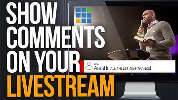 HOW TO SHOW COMMENTS ON YOUR LIVE STREAM | vMix Social Tutorial
