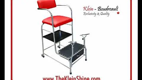 Shoe Shine Chairs from Klein-Boudreault
