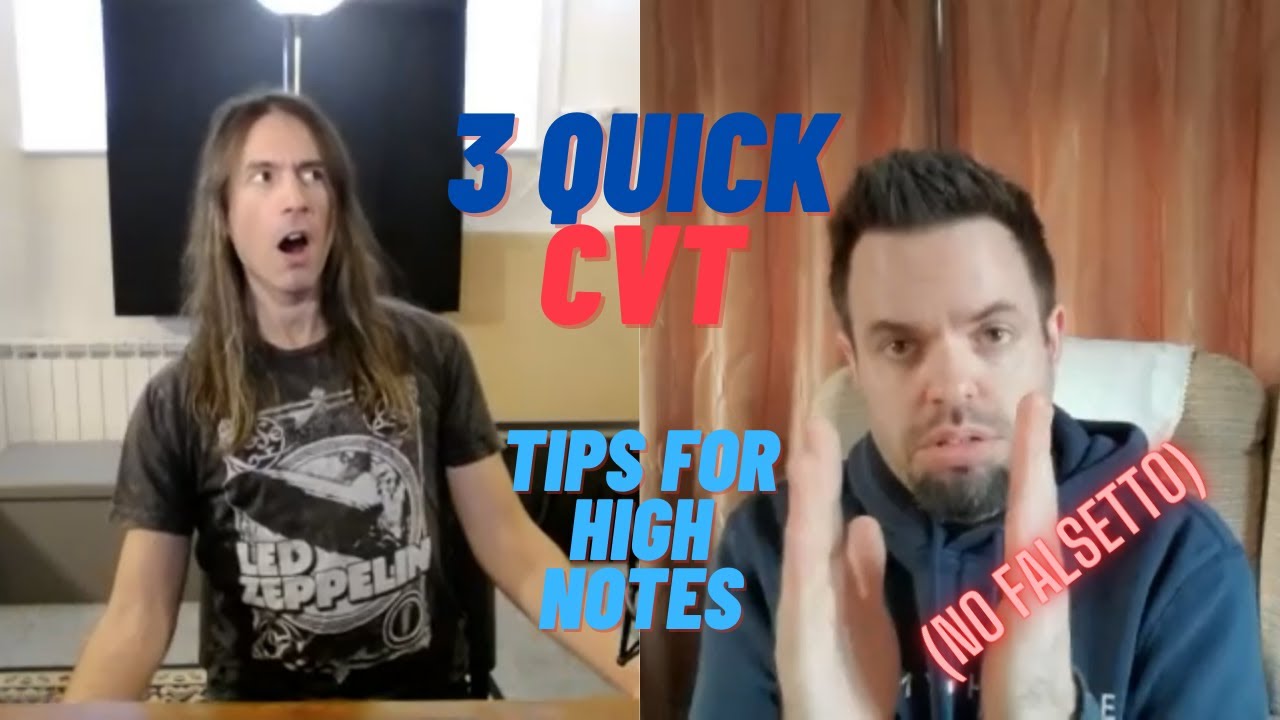 3 Quick CVT Tips For High Notes (without going to falsetto)