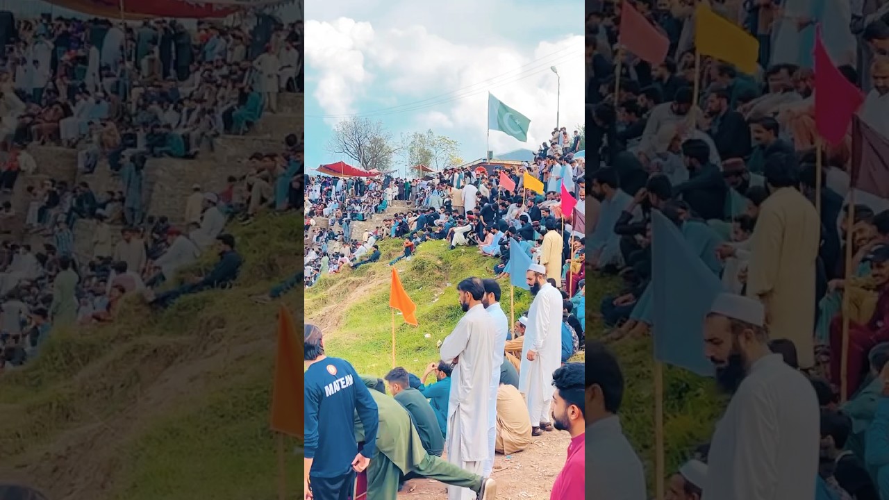 this ground was so crowd, full Dawal super league murree 