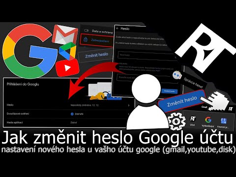 Jak změnit heslo Google účtu (Gmail, YouTube…) Jak nastavit heslo u Googel účtu (2021) tutoriál