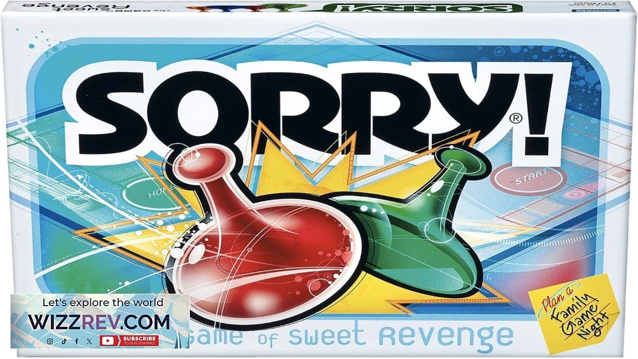 Hasbro Gaming Sorry! Family Board Games for Kids and Adults 2