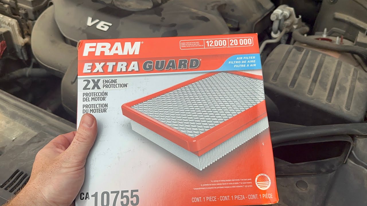 FRAM Extra Guard CA10755 Replacement Engine Air Filter for Select 1
