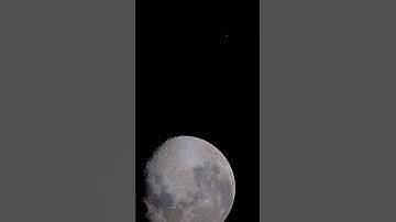 Moon-Mars conjunction through a telescope!