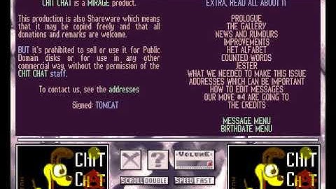 Mirage   Chit Chat #07 mp4 HYPERSPIN AMIGA INTRO CRACKTRO DEMO COMMODORE NOT MINE VIDEOS