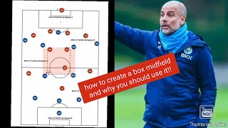 how to create a box midfield and why! #football #sport