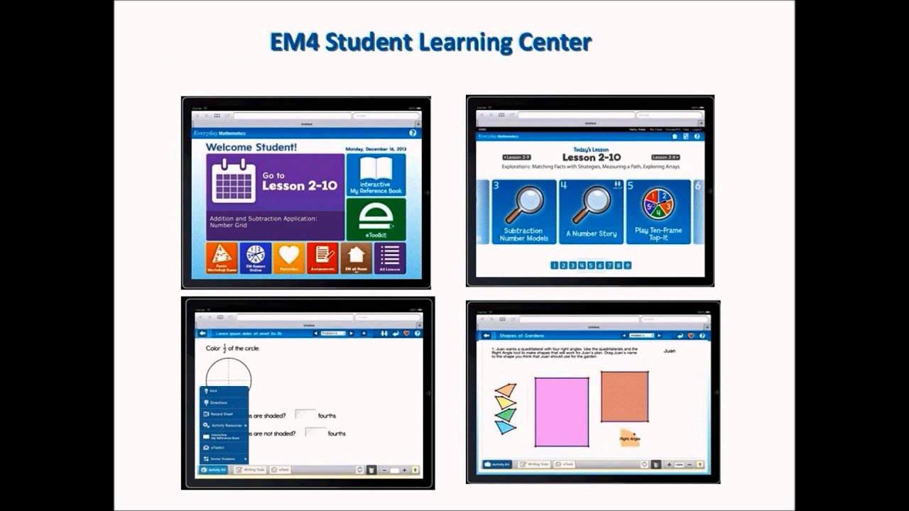 A Webinar Overview of Everyday Math 4 - YouTube