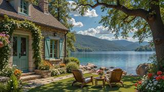Coastal Morning Jazz For Stress Relief - Cozy Summer Jazz With Nature Ambience For Calm & Relax