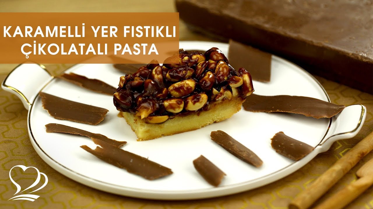 Karamelli Yer Fıstıklı Çikolatalı Pasta YouTube