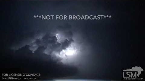 6-14-17 Wichita, Ks Severe Warned Supercell Insane Lightning