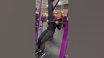 Smith machine inverted pull-ups