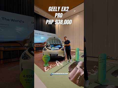 Geely launched the all-new EX2 BEV in the PH starting at PHP 938k. Here’s a quick look!