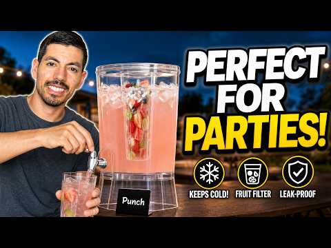 Video thumbnail: Lifewit 3 Gallon Drink Dispenser Review: A 2-Pack Built for Party Hosting
