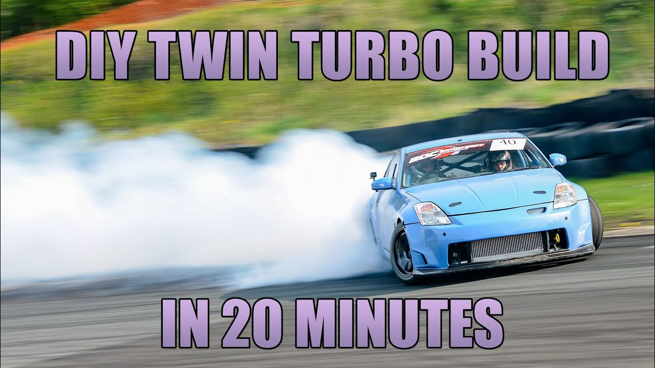 350Z Twin Turbo Conversion In 20 Minutes - YouTube