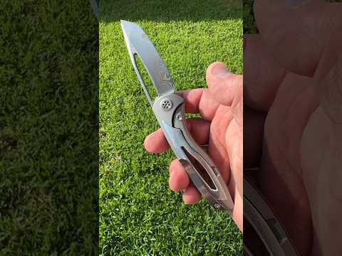 This personal mod of my Sharp By Design Damasteel Apex knife is a epic