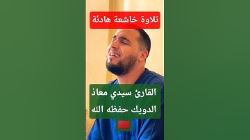 تلاوة #القرآن #الكريم #خاشعة هادئة ل القارئ سيدي معاذ الدويك حفظه الله 🇲🇦 2025