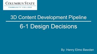 6-1 Design Decisions