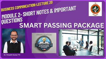 Module 2 Business Communication – Complete Short Notes + Repeated Questions & MCQs (Exam Ready) VTU