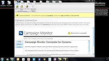 How to Upgrade a Connector with Dynamo for Microsoft Dynamics CRM 2011
