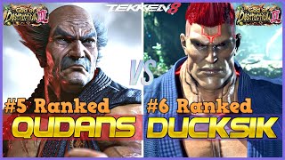 Download Lagu T8 ▰ QUDANS (#5 Ranked Heihachi) Vs PARK DUCKSIK (#6 Ranked Jack-8) ▰ Tekken 8 High Level Gameplay MP3