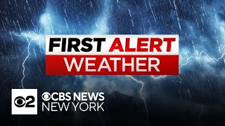First Alert Weather: Rounds of rain Saturday in New York - 4/24/26
