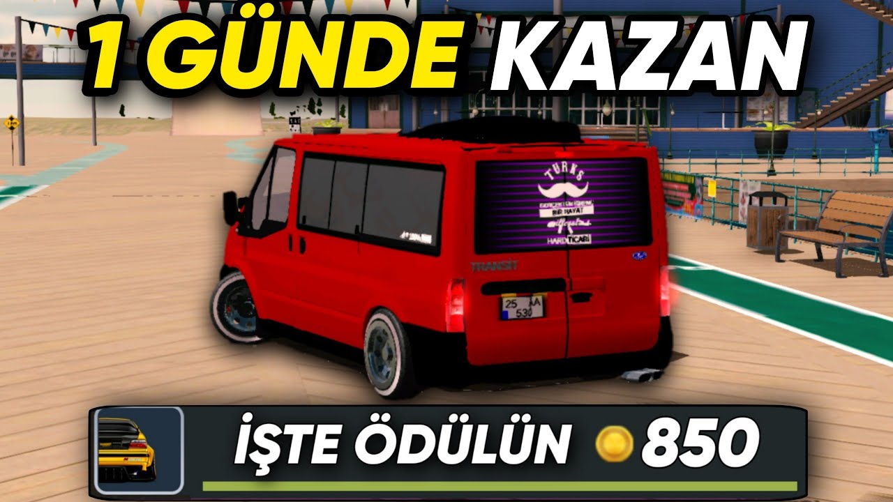 1 GÜNDE 850 COİN NASIL KAZANILIR ? *çok kolay* - Car Parking