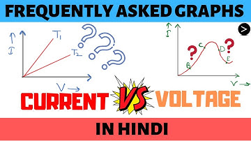 CURRENT V/S VOLTAGE CURVE | IMPORTANT QUESTIONS ASKED