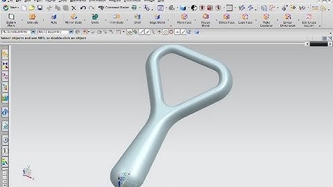 Flaschenoeffner - Siemens NX 8 Training Surfaces - Studio surface - Sweep - Swept