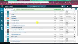 Create & Edit Assignments in PTP