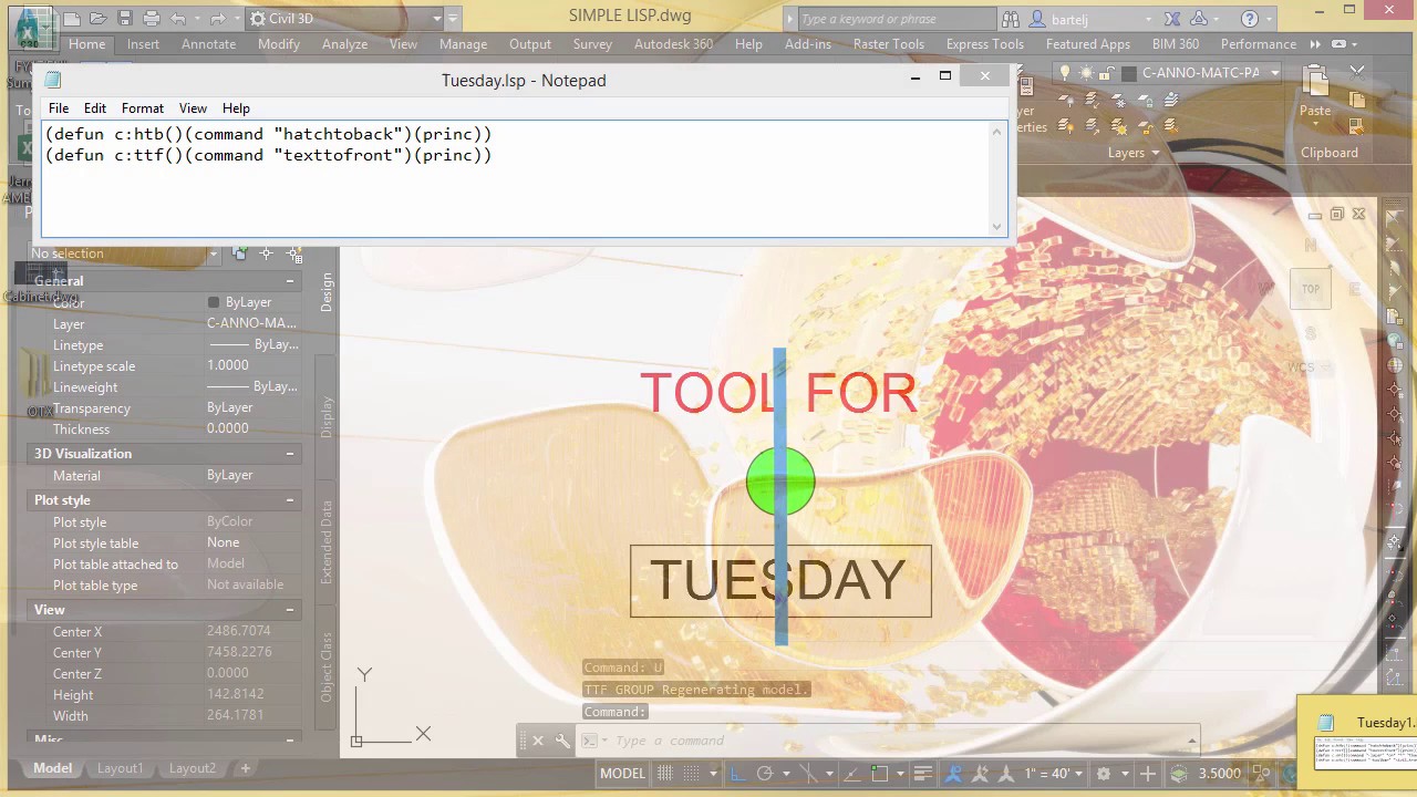 Create Portable Shortcut Commands In Civil 3D Using Some Simple LISP