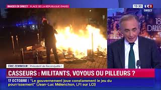 Éric Zemmour on LCI: What we saw yesterday is the face of the Great Replacement!