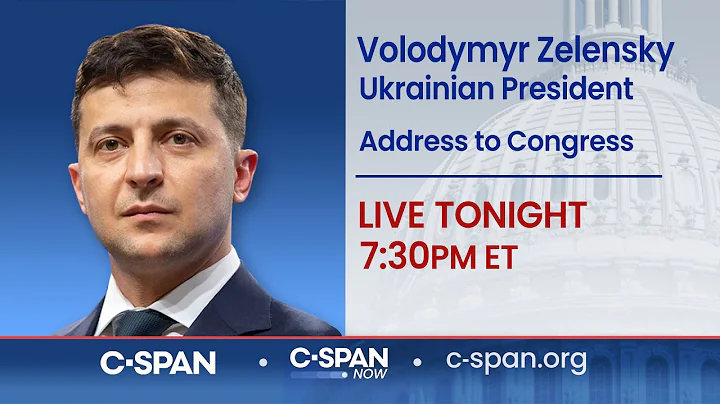Ukrainian President Volodymyr Zelensky Addresses J...