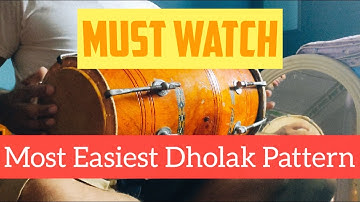 Learn Most Easiest Dholak Pattern In English