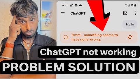 ChatGPT Not Working Problem | ChatGPT Something Went Wrong Solution in Hindi