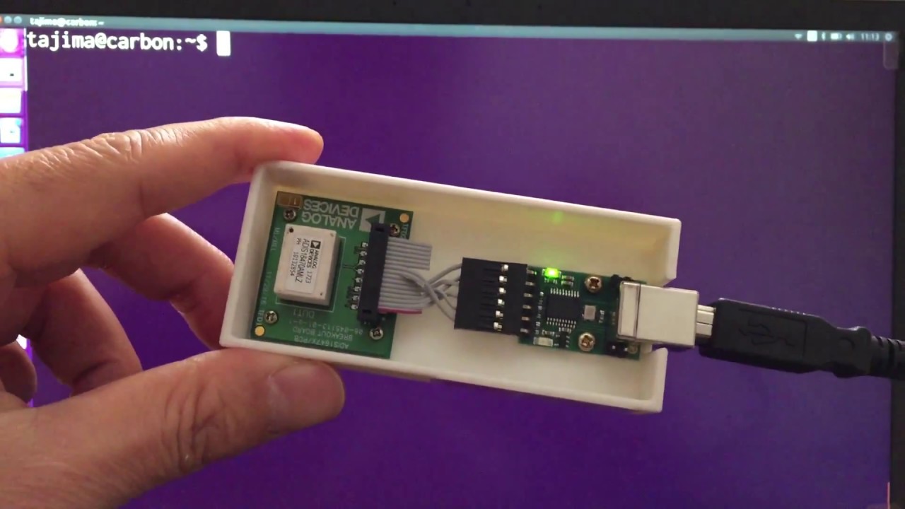 adi_driver: ROS package for ADI's sensors - YouTube